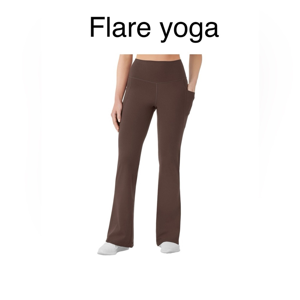 - Women’s members mark flare pants four waist stretch size extra large browns